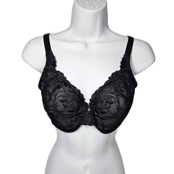 Wacoal 85579 Beguiling Full Figure Underwire in Black  Size 34DD - Picture 1 of 6